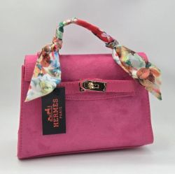 ✅️ Кожено/велурена чанта с шалче