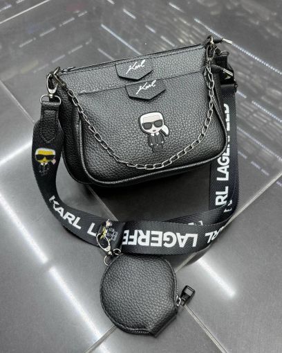 ✅️  Дамска кожена чанта с портмоне