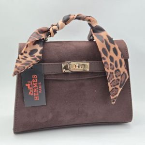 ✅️ Кожено/велурена чанта с шалче