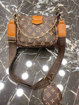 ✅️  Дамска кожена чанта с портмоне